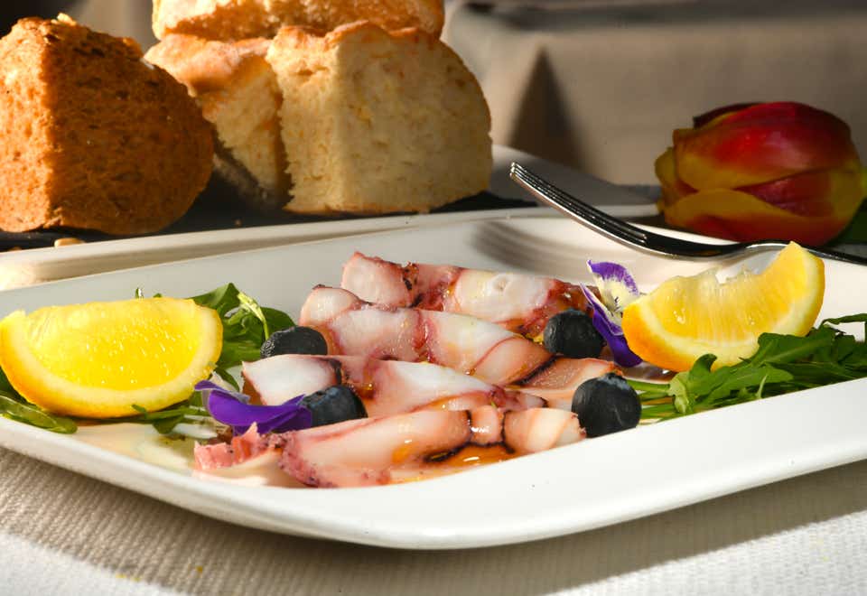 Carpaccio di polpo